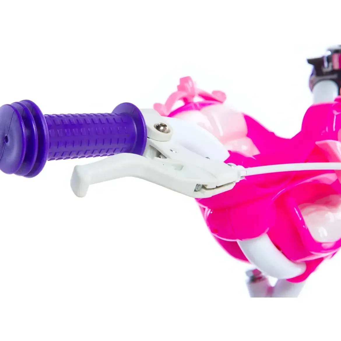 Bicicletta da Bambina Princess Ruota 12 Pollici Bici con Rotelle Freni
