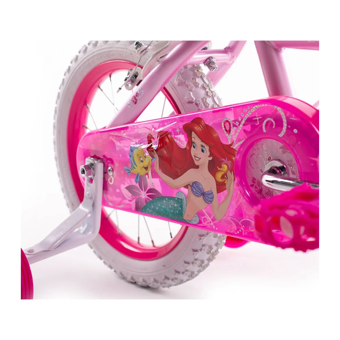 Bicicletta da Bambina Princess Ruota 14 Pollici Bici con Rotelle Freni