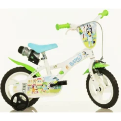Bicicletta da Bambino Bluey Ruota 12 Pollici 3 4 5 anni con Rotelle