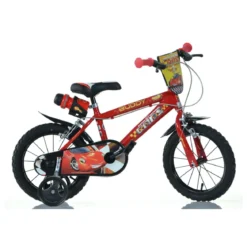 Bicicletta da Bambino 14 Pollici Cars 3 4 5 6 anni Bici Bimbo Rotelle