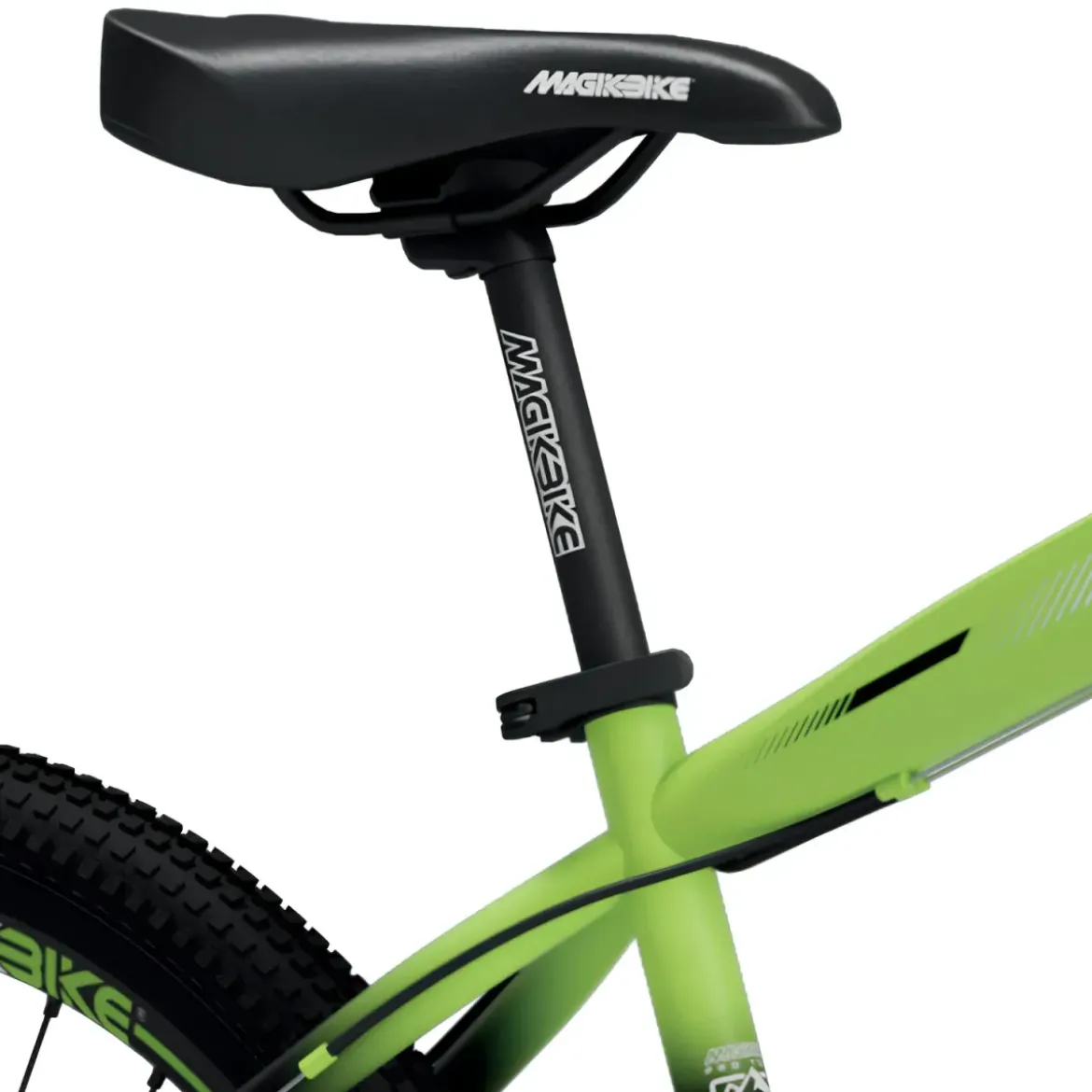 Bicicletta Mountain Bike Bambini 24" Verde Cambio Shimano Cavalletto