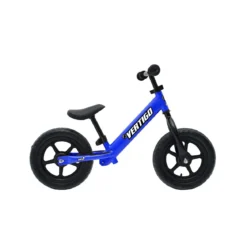 Bicicletta Pedagogica Vertigo Blu a Spinta Senza Pedali Bici Balance Bike Bimbi