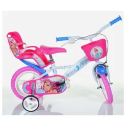 Bicicletta per Bambina 12 Pollici Alyssa 2 3 4 Anni con Rotelle