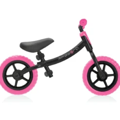 Bicicletta per Bambini 2-5 anni Rosa Neon Regolabile per Equilibrio