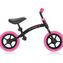 Bicicletta per Bambini 2-5 anni Rosa Neon Regolabile per Equilibrio