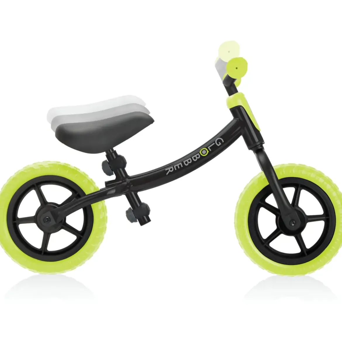 Bicicletta per Bambini 2-5 anni Verde Lime Regolabile per Equilibrio
