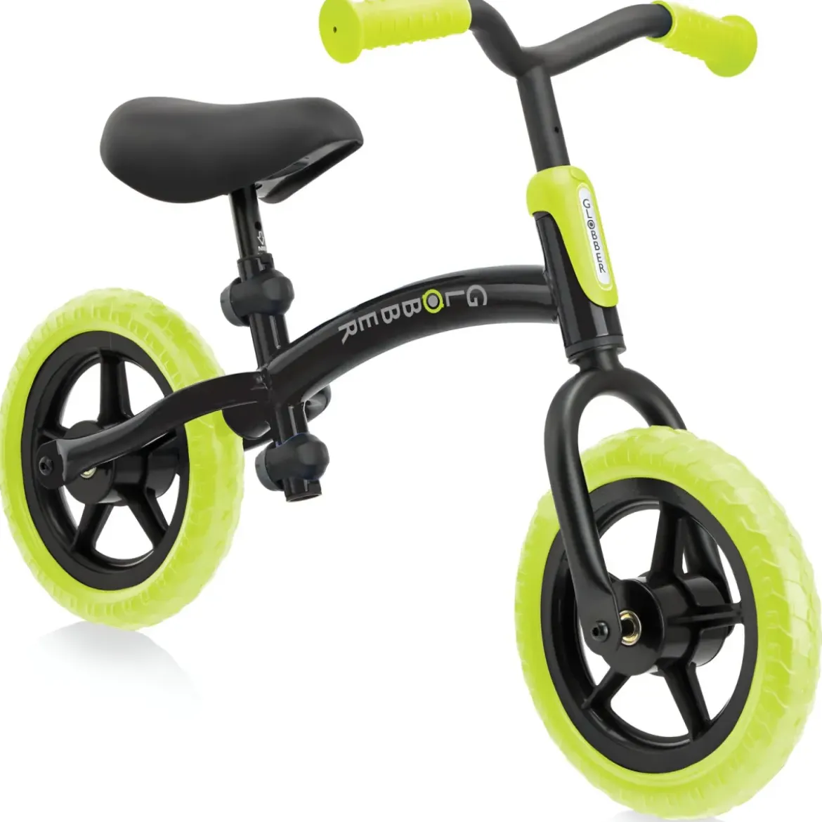 Bicicletta per Bambini 2-5 anni Verde Lime Regolabile per Equilibrio