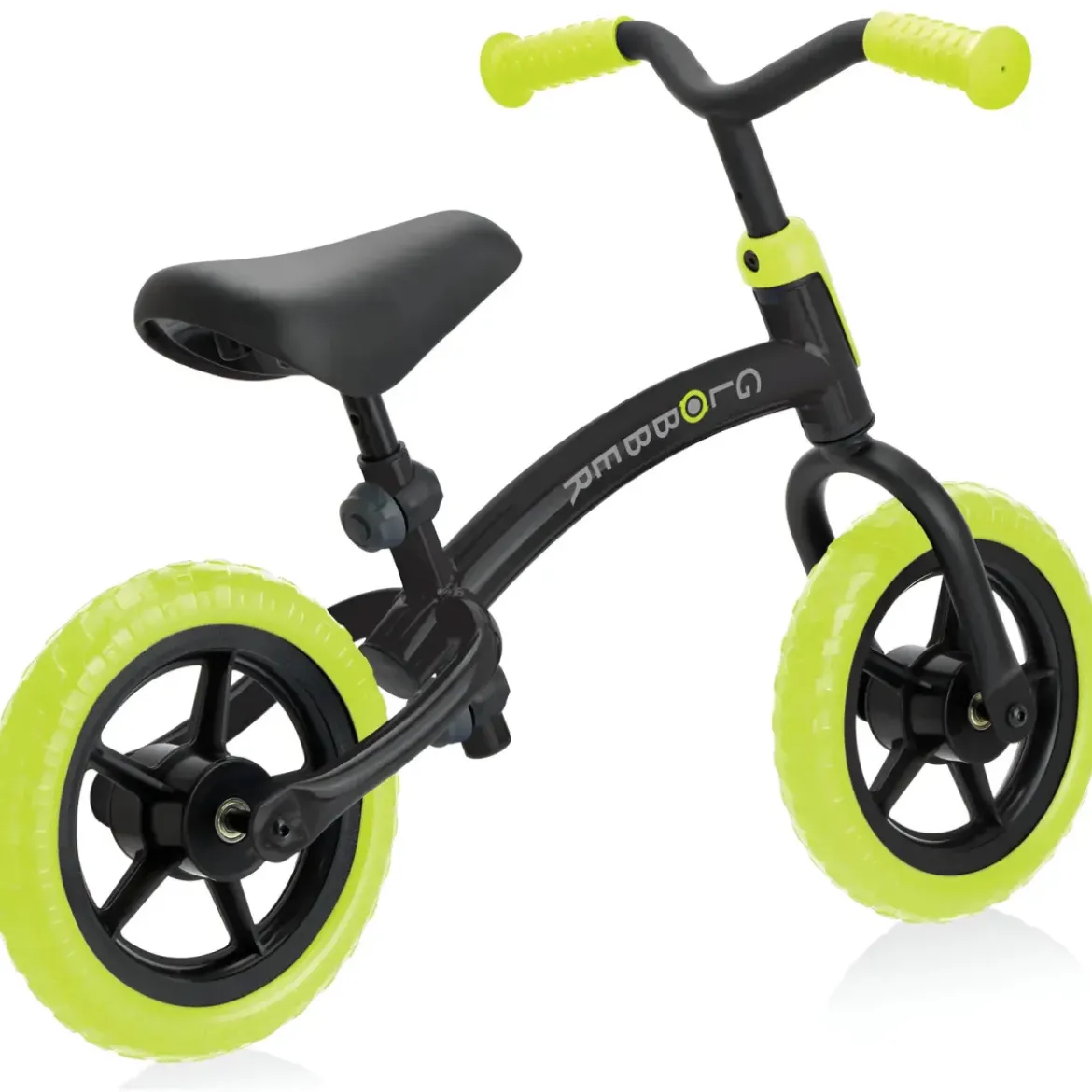 Bicicletta per Bambini 2-5 anni Verde Lime Regolabile per Equilibrio