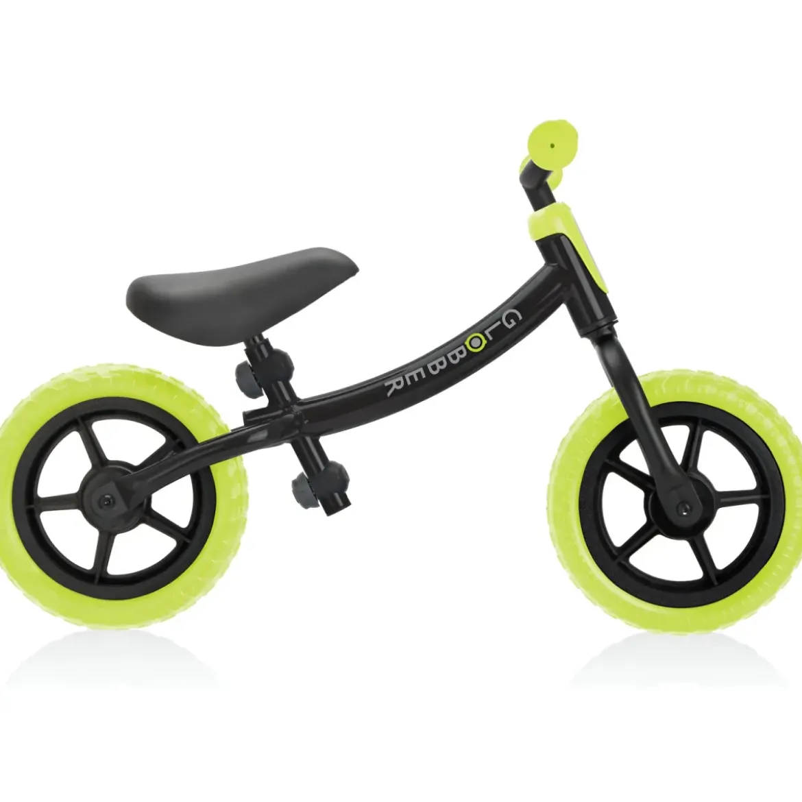 Bicicletta per Bambini 2-5 anni Verde Lime Regolabile per Equilibrio