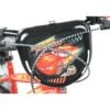 Bicicletta per Bambini 14" Cars Rosso Nero Rotelle Borraccia Trombetta