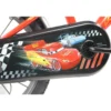 Bicicletta per Bambini 16" Cars Rosso Nero Rotelle Borraccia Trombetta