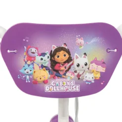 Bicicletta per Bambini 16" con Rotelle Gabby's Dollhouse Rosa a Sfera