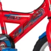 Bicicletta per Bambini con Rotelle 14" Spiderman Rosso Freni Caliper
