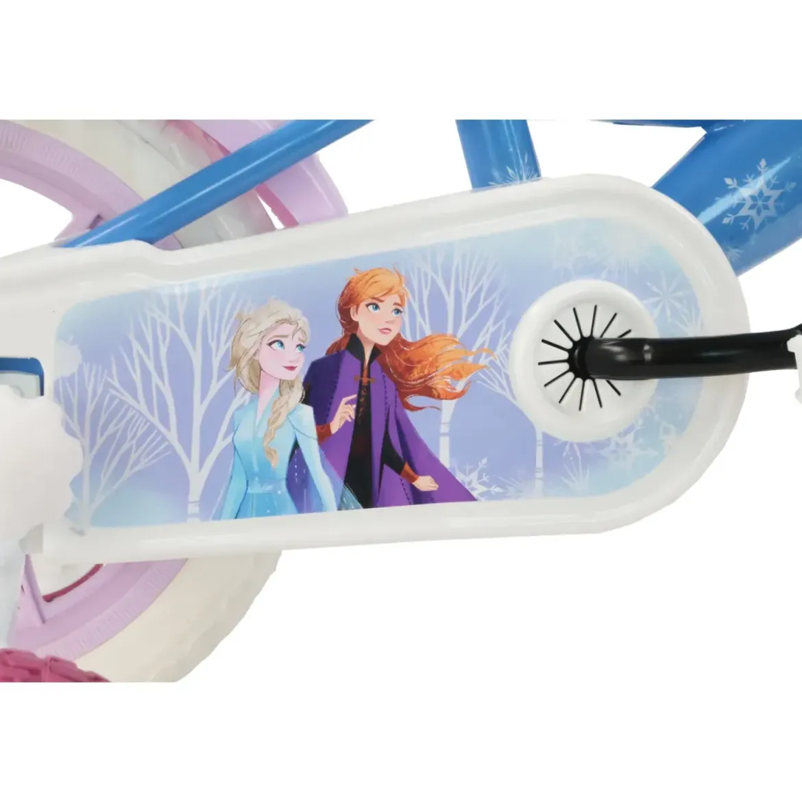Bicicletta per Bambini 12" Frozen Disney Azzurro Cestino Portabambola
