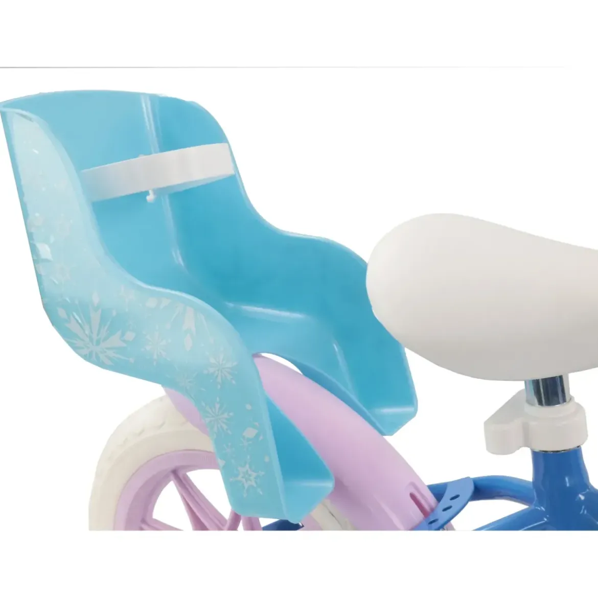 Bicicletta per Bambini 12" Frozen Disney Azzurro Cestino Portabambola