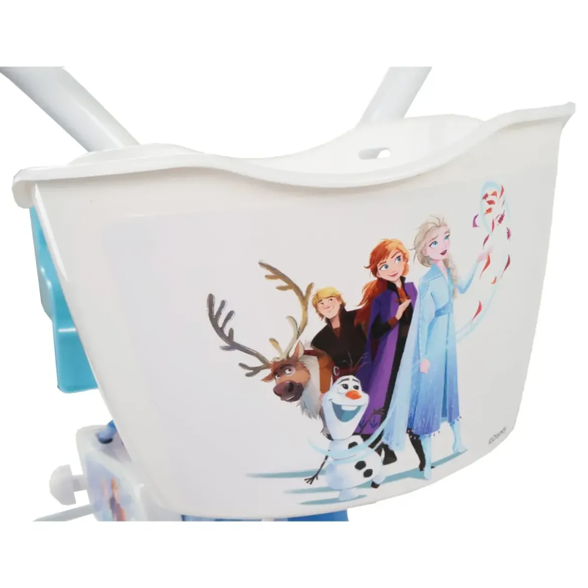 Bicicletta per Bambini 12" Frozen Disney Azzurro Cestino Portabambola