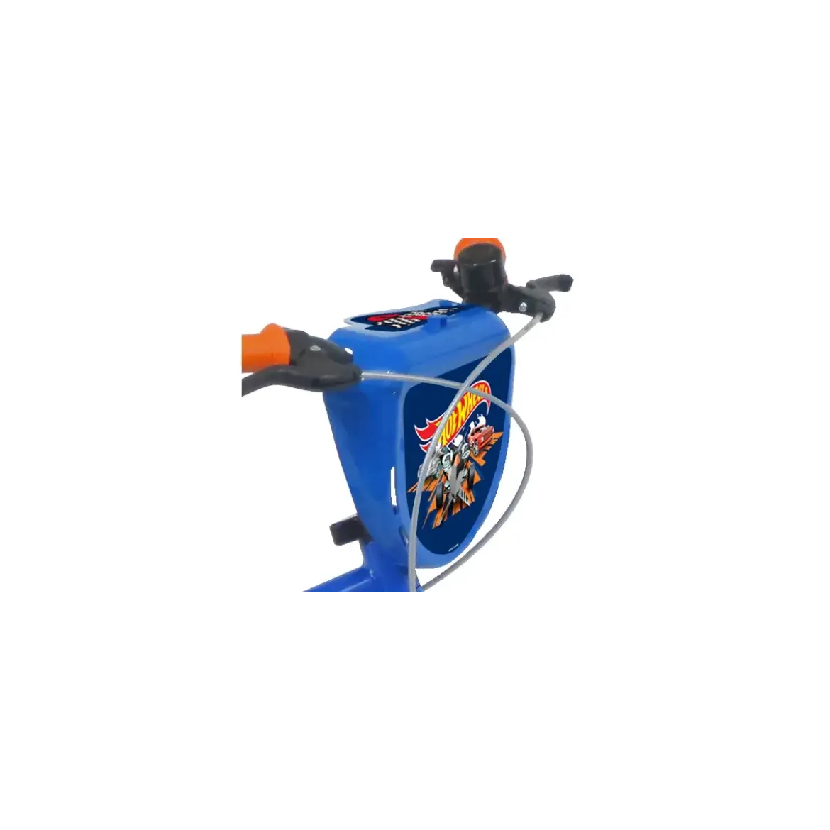 Bicicletta per Bambini 14" Hot Wheels Blu Rotelle Removibili Acciaio