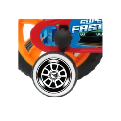 Bicicletta per Bambini 12" Hot Wheels Blu Rotelle Removibili Acciaio