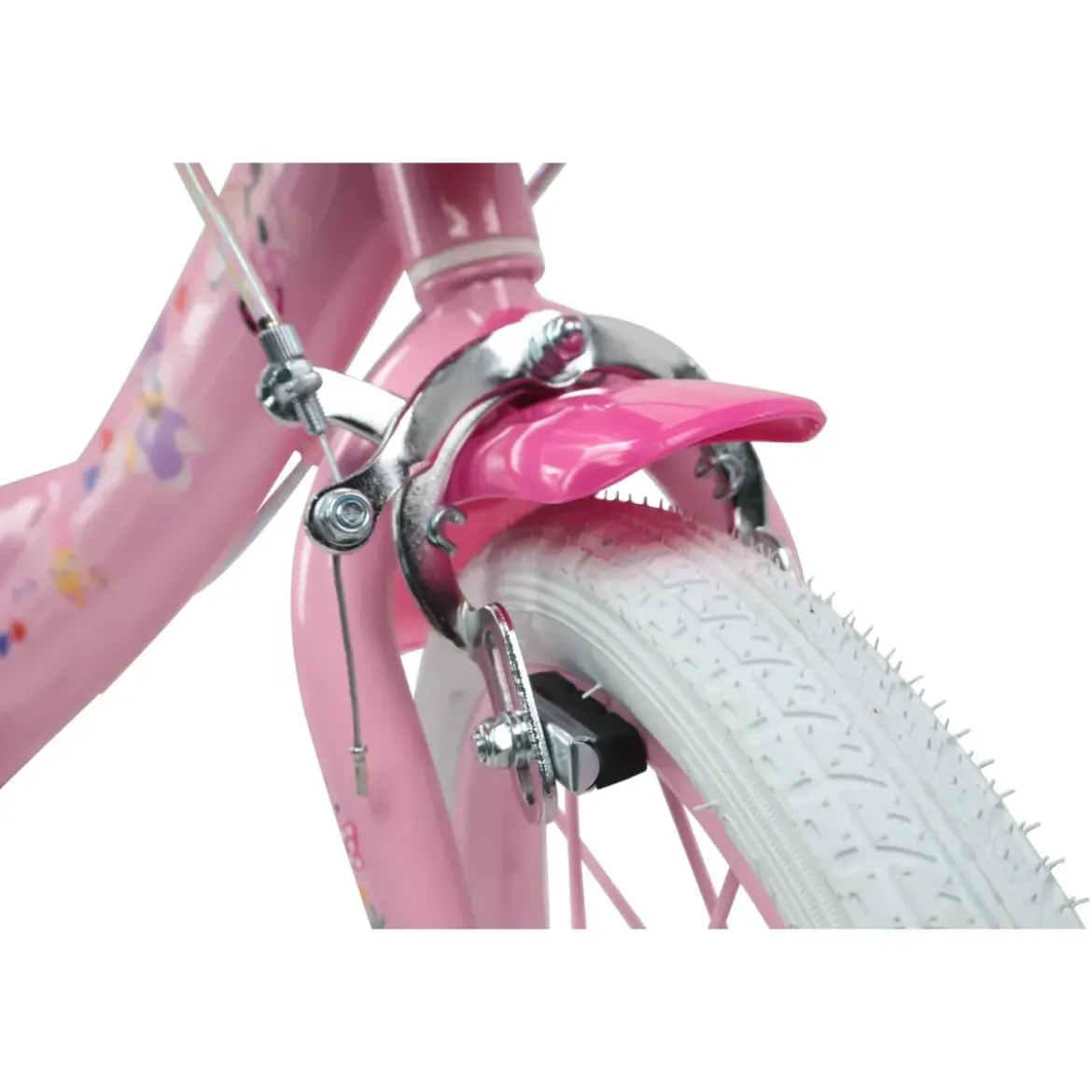 Bicicletta per Bambini 14" Minnie Disney Rosa Cestino Portabambola