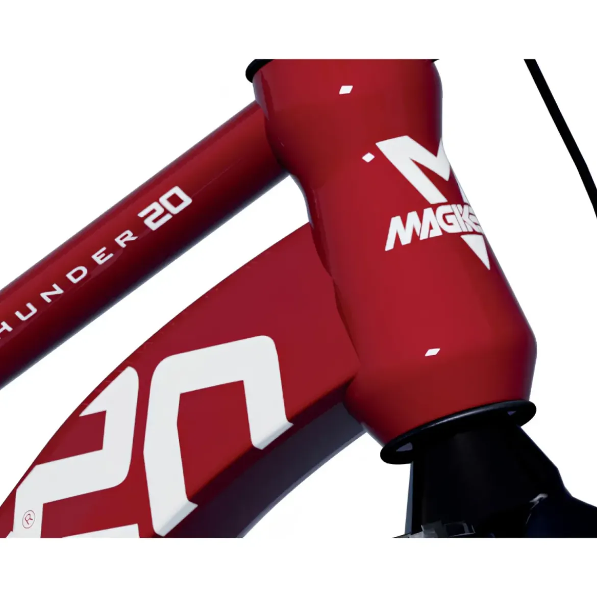 Bicicletta per Bambini Mountain Bike 20" Rosso con Freni a Disco