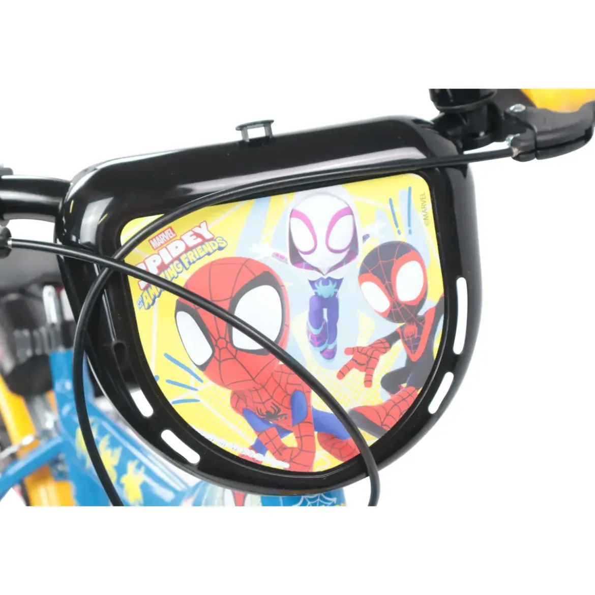 Bicicletta per Bambini Spidey Marvel 14" Azzurro Rotelle Removibili