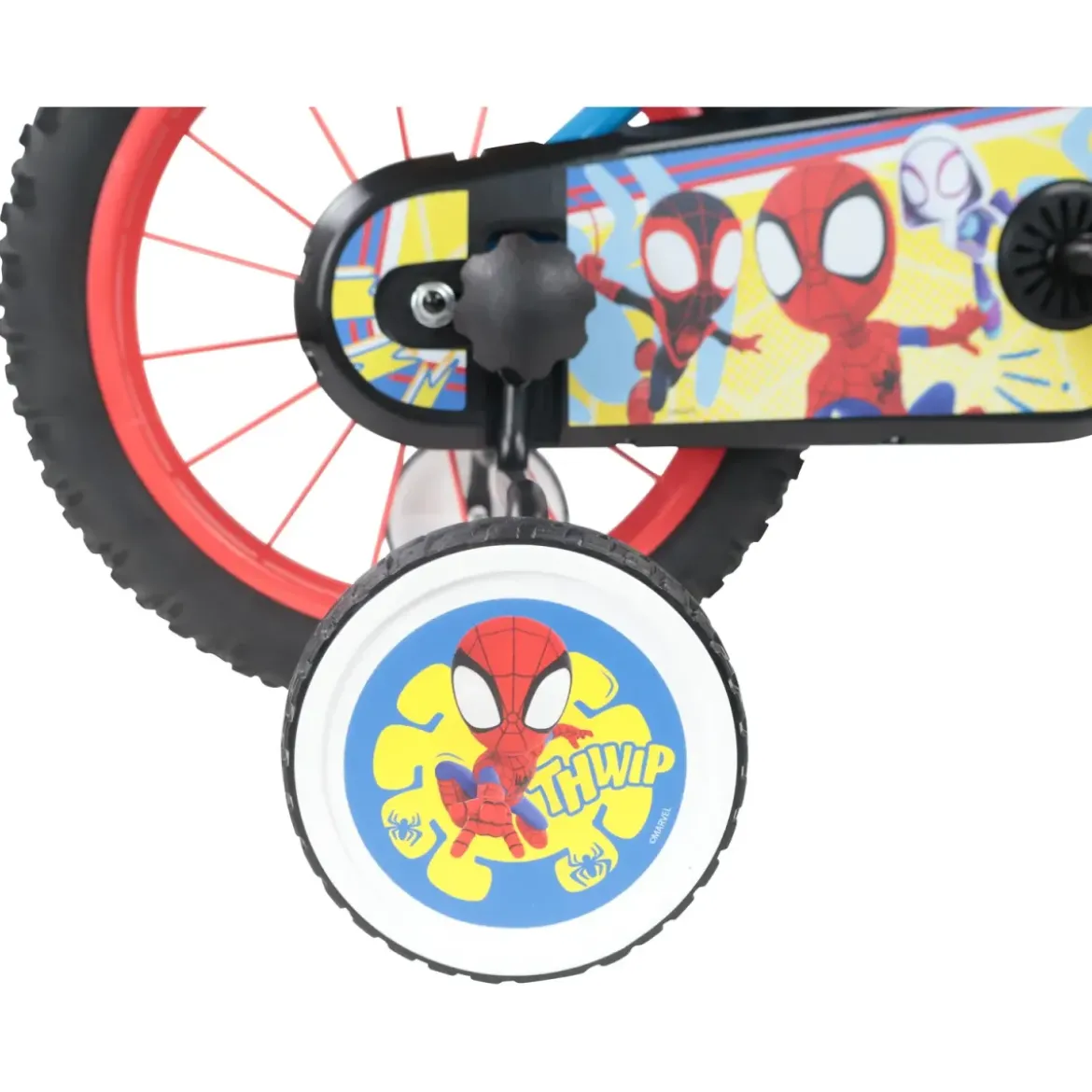 Bicicletta per Bambini Spidey Marvel 16" Azzurro Rotelle Removibili
