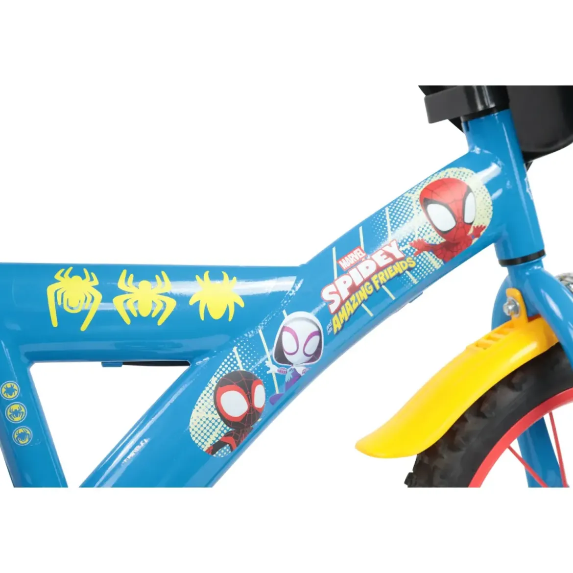 Bicicletta per Bambini Spidey Marvel 16" Azzurro Rotelle Removibili