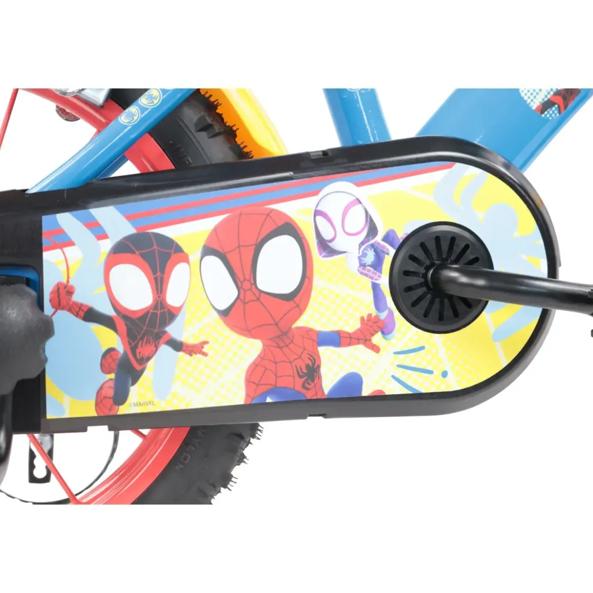 Bicicletta per Bambini Spidey Marvel 16" Azzurro Rotelle Removibili