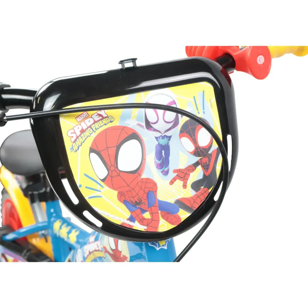 Bicicletta per Bambini Spidey Marvel 12" Azzurro Rotelle Removibili