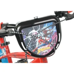 Bicicletta per Bambini Spiderman Marvel 16" Rosso Rotelle Removibili