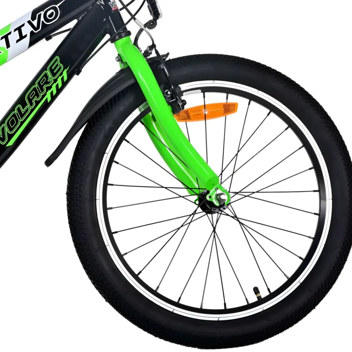 Bicicletta per Bambini 20" Sportiva Verde Sportiva 7 Marce Cavalletto