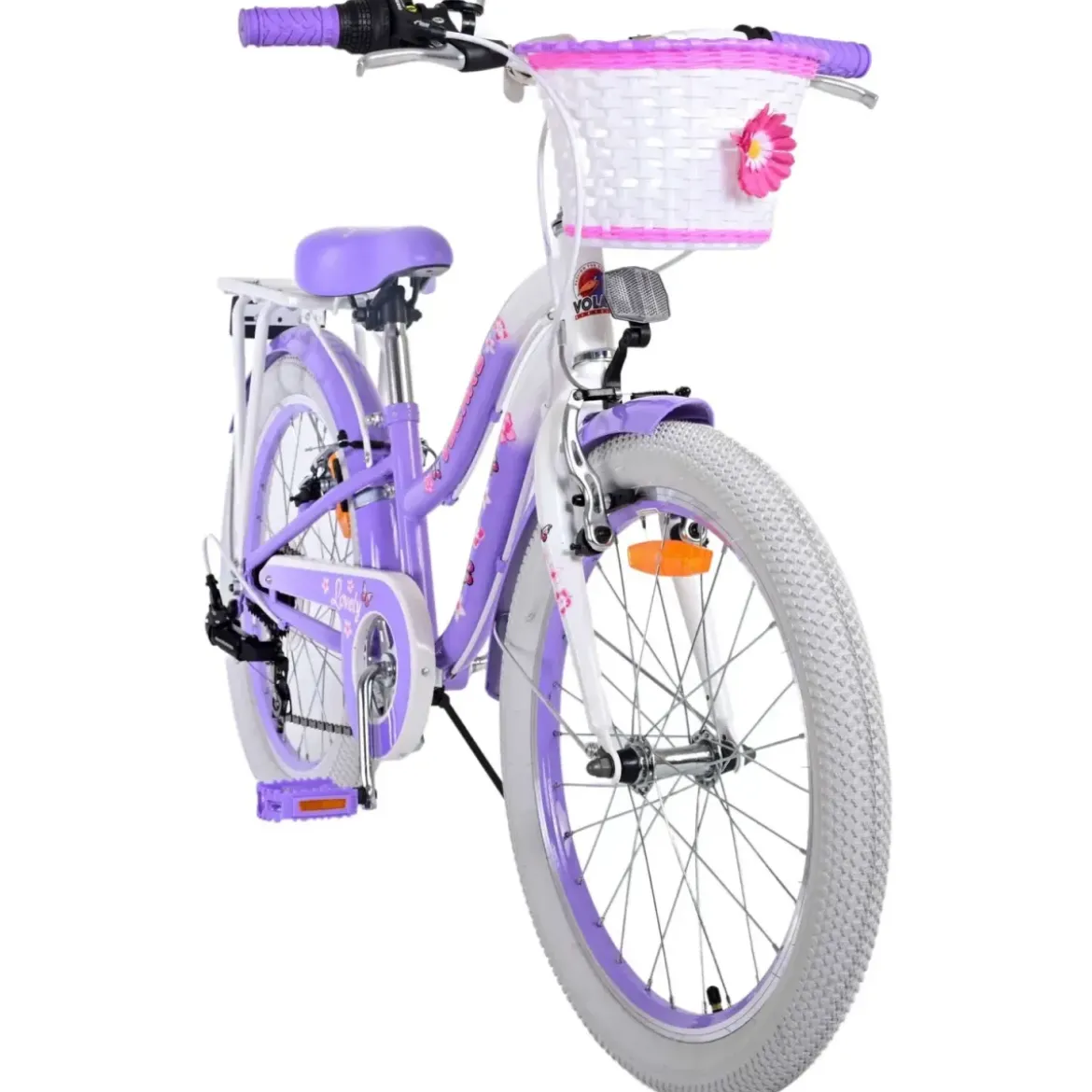 Bicicletta per Bambini 20" Sportiva Viola Sportiva 7 Marce Cestino