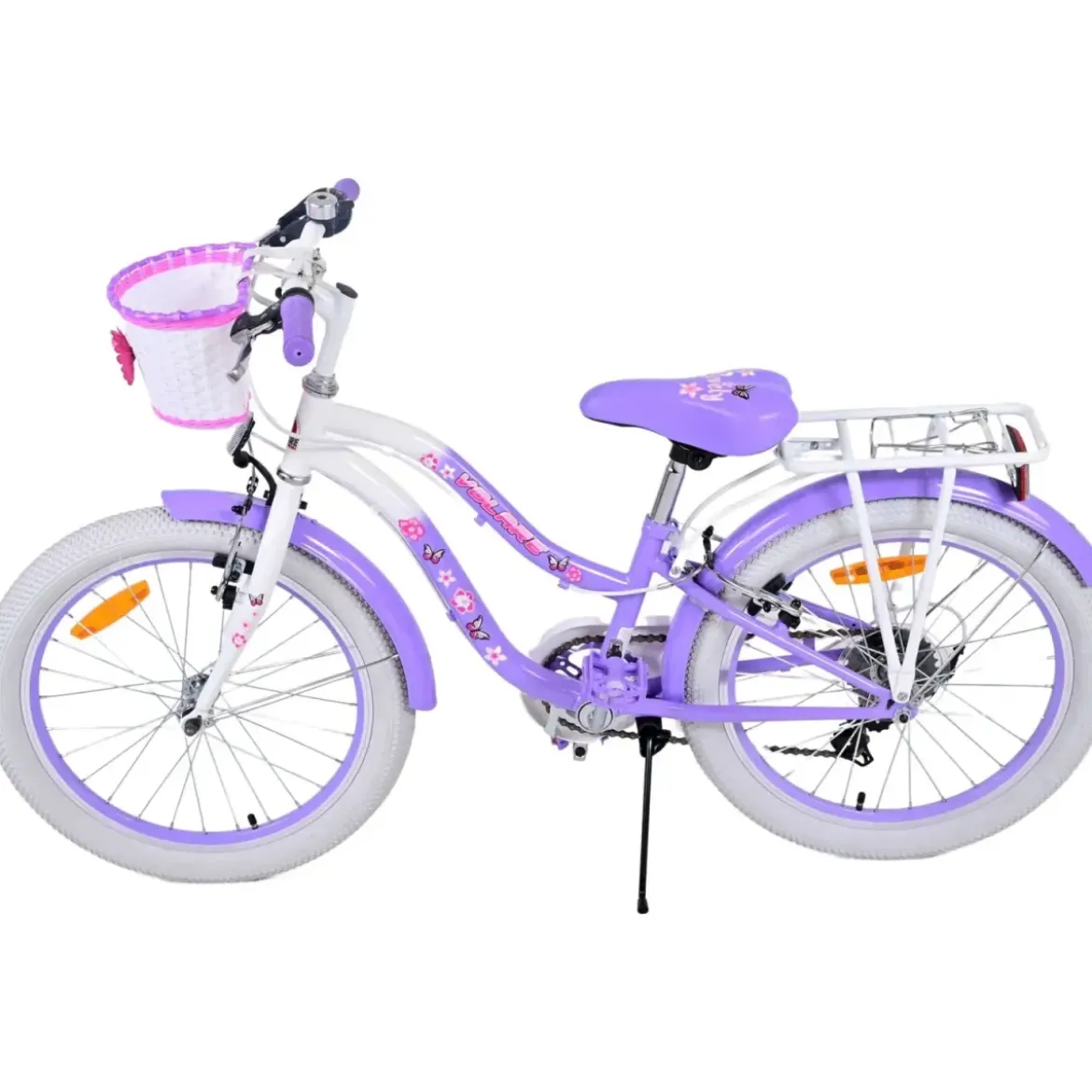 Bicicletta per Bambini 20" Sportiva Viola Sportiva 7 Marce Cestino