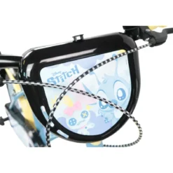 Bicicletta per Bambini 16" Stitch Disney Rotelle Removibili Acciaio