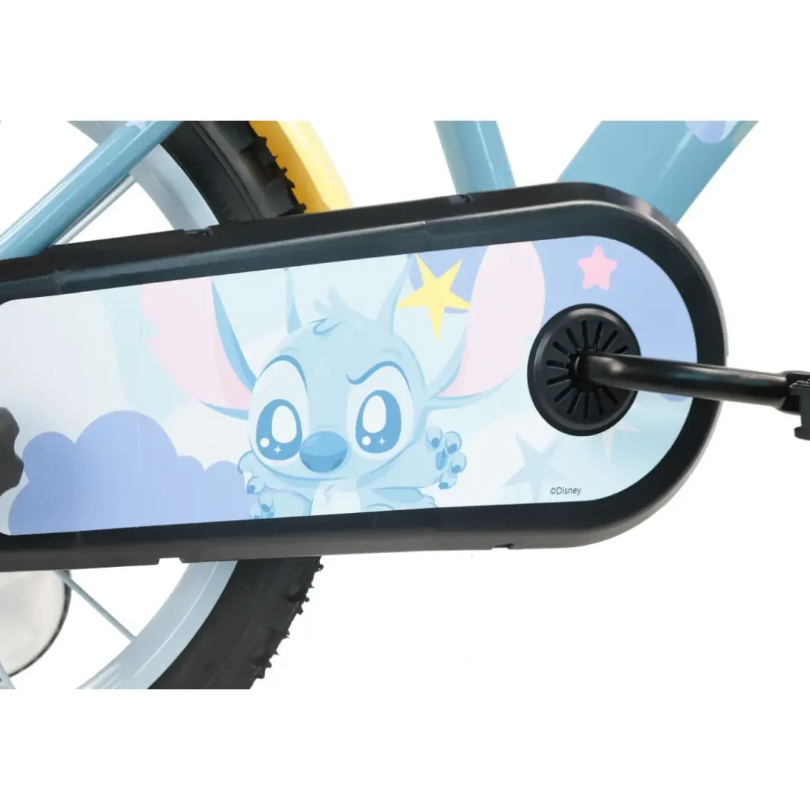 Bicicletta per Bambini 16" Stitch Disney Rotelle Removibili Acciaio