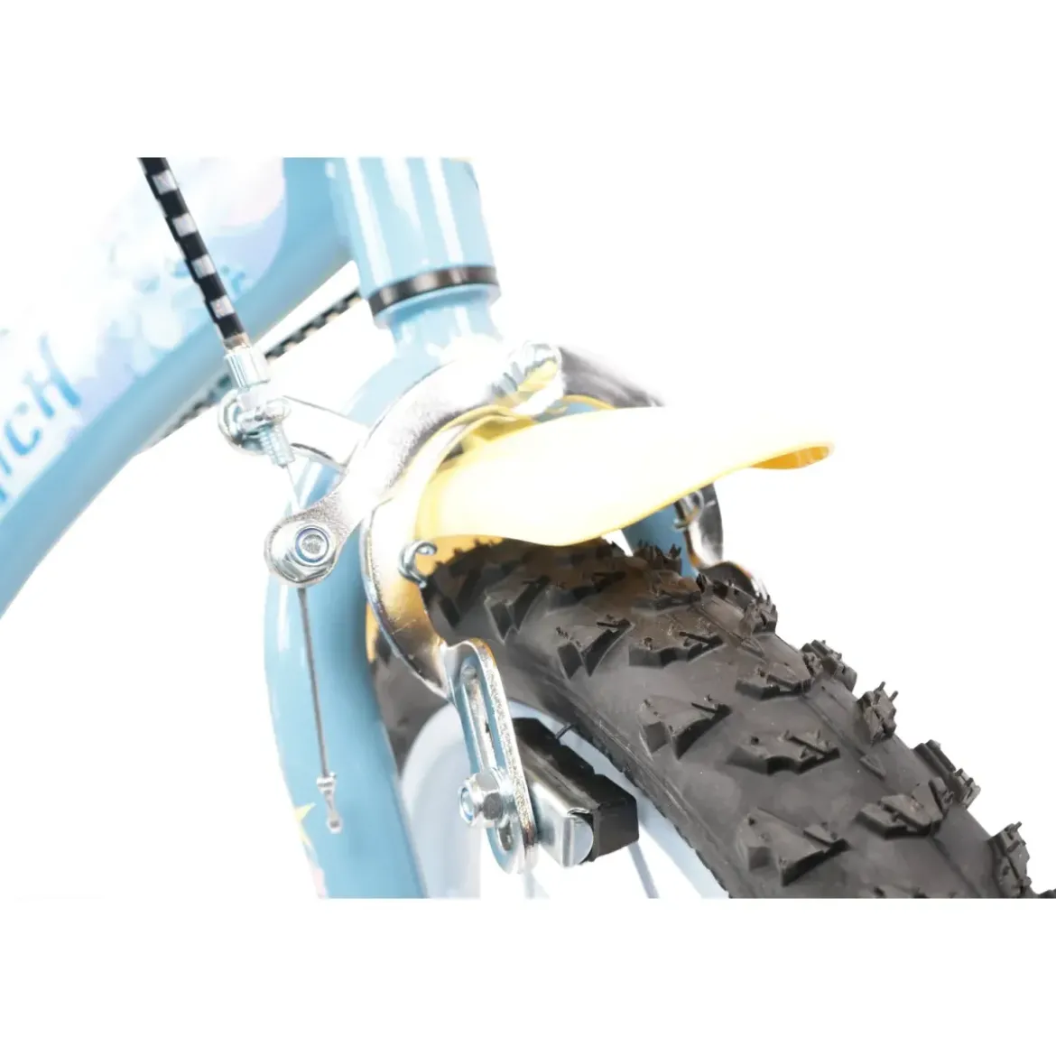 Bicicletta per Bambini 14" Stitch Disney Rotelle Removibili Acciaio