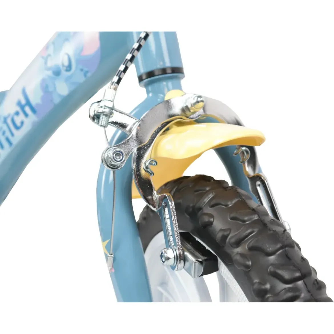 Bicicletta per Bambini 12" Stitch Disney Rotelle Removibili Acciaio