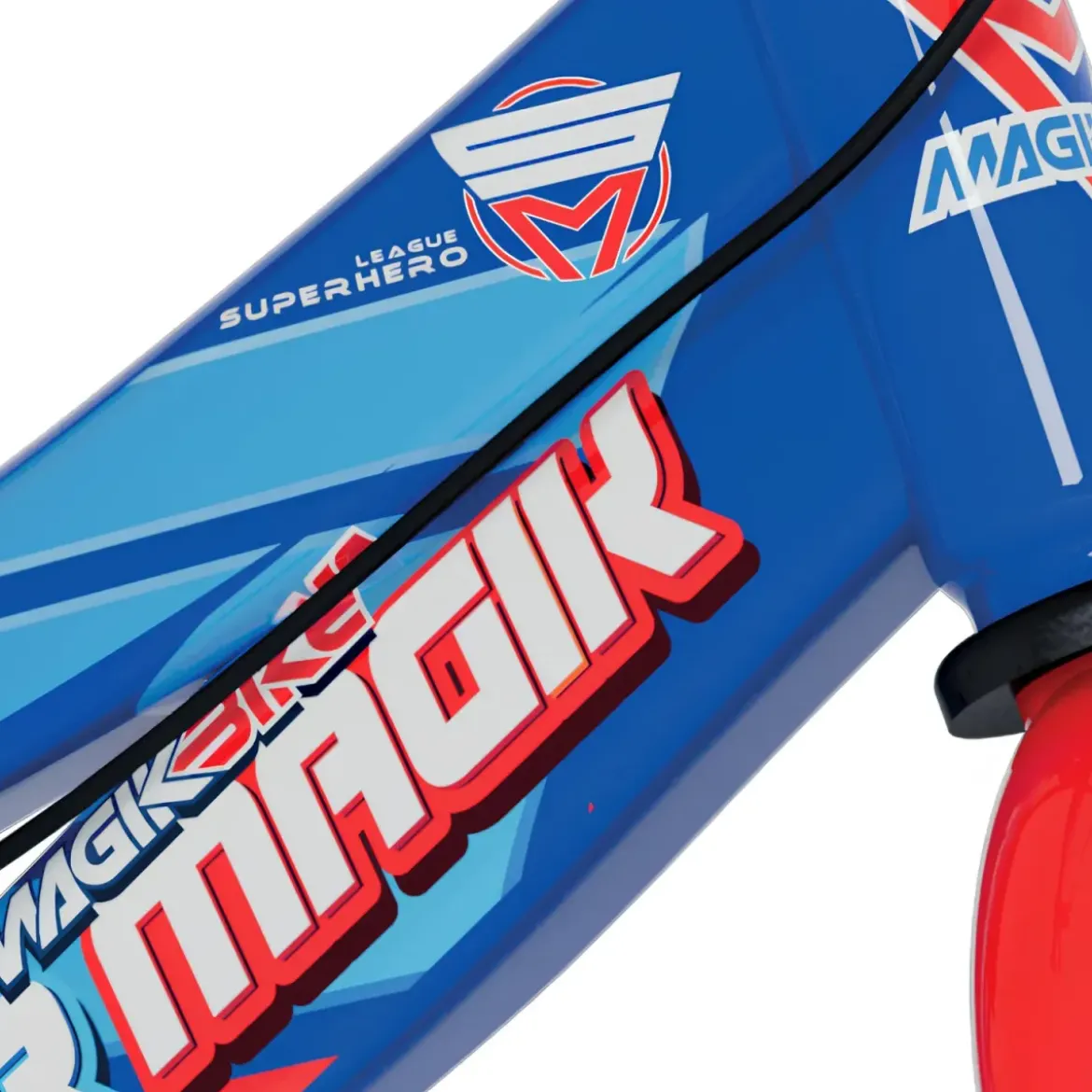 Bicicletta per Bambini Super Magik 14" Stabilizzatori Freno a Disco