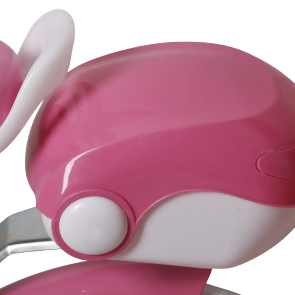 Bicicletta per Bambini 14" Unicorno Rosa Bianco Regolabile con Rotelle