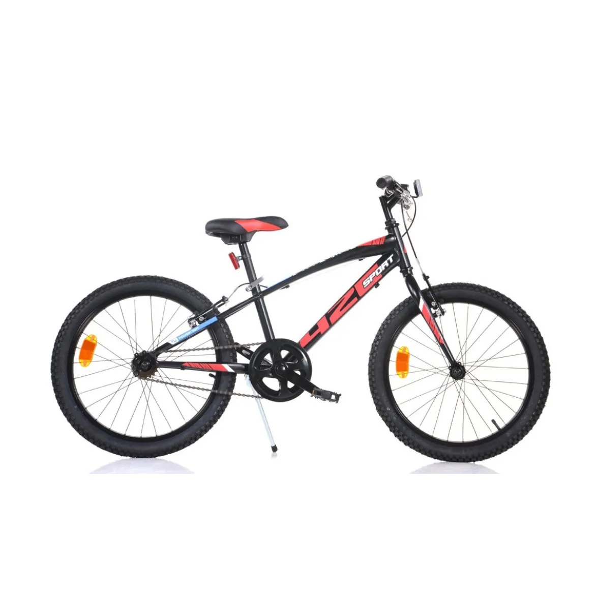 Bicicletta Ruota 20 Pollici MTB Moutain Bike Bici per Bambino Ragazzo No Cambio