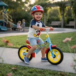 Bicicletta Senza Pedali per Bambini Topolino Balance Bike Disney 30kg