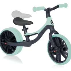 Bicicletta Senza Pedali per Bambini 2-5 Anni Verde Menta Regolabile