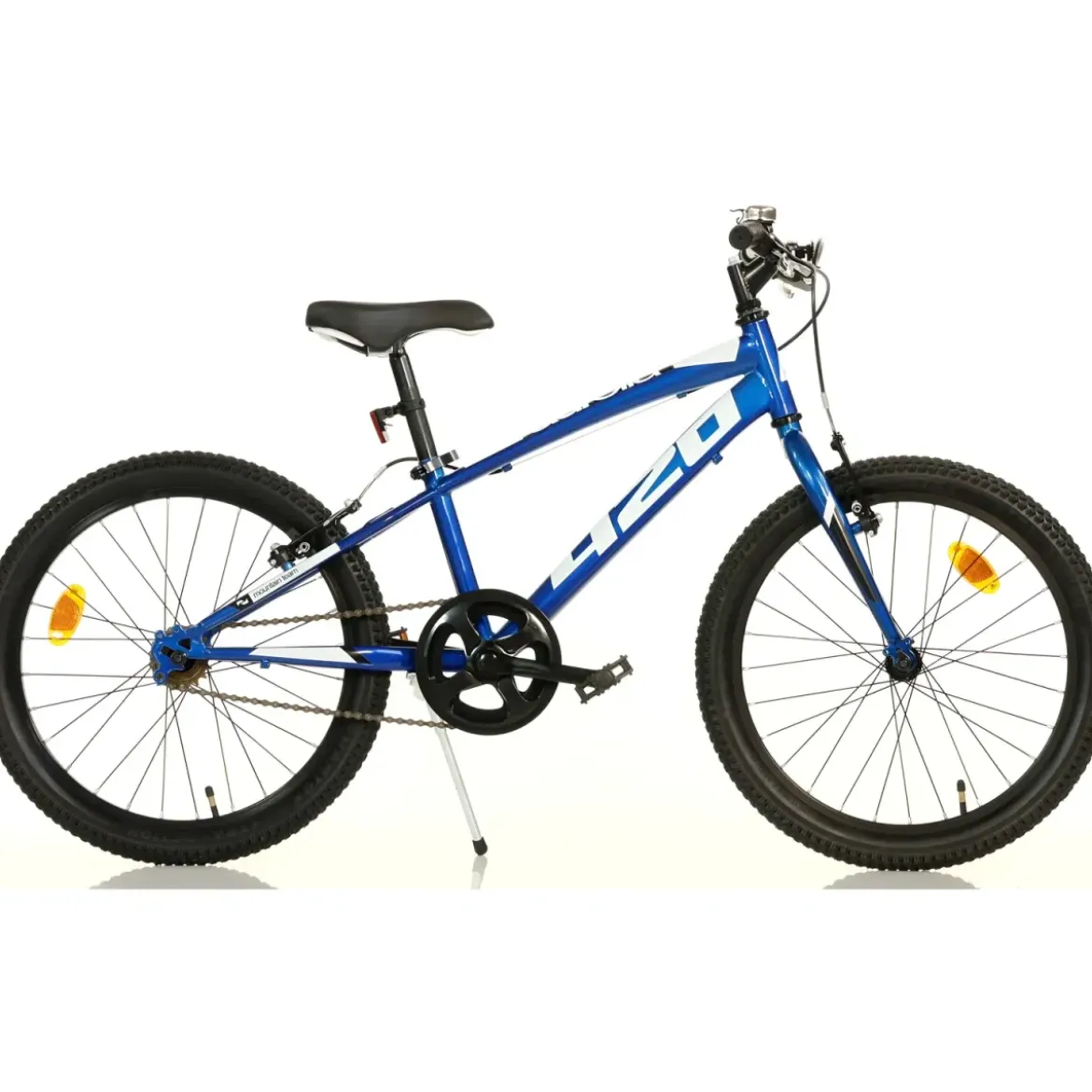 Bicicletta Single Speed 20" Blu Freni V-Brake Alluminio Telaio Hi-Ten