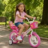 Bicicletta Winx 12 Pollici per Bambina 3 4 5 Anni con Cestino Rotelle Bimba Bici