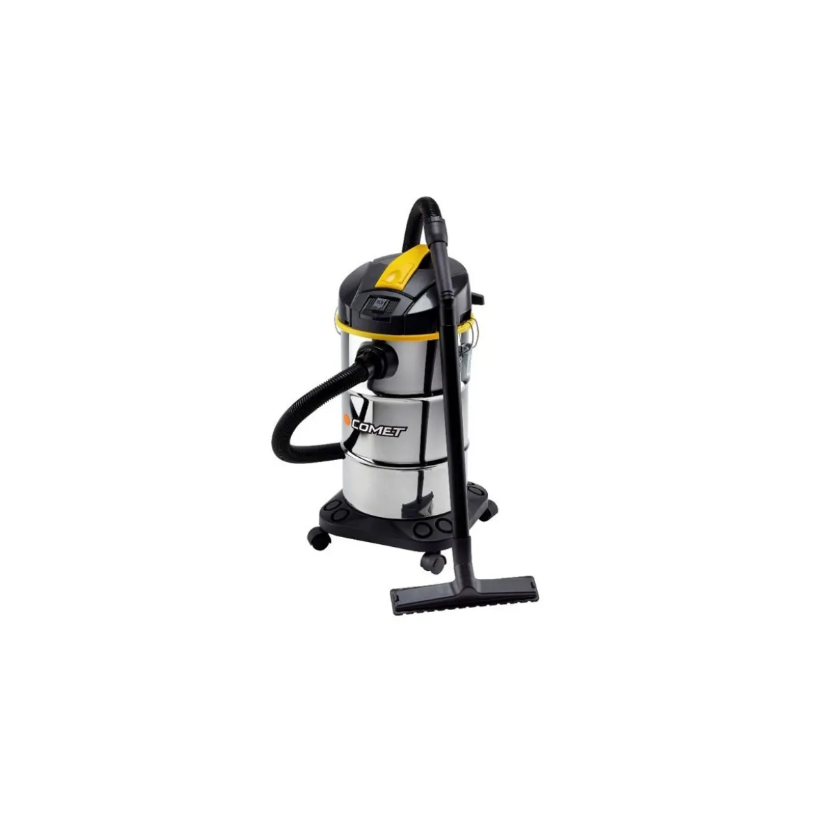 Bidone Aspiratutto Acciaio 1600w Aspira Polvere Solidi Liquidi Senza Sacco