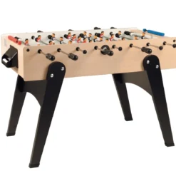 Biliardino Calciobalilla da Interno in MDF Acero con 10 Palline
