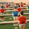 Biliardino Calciobalilla Pieghevole Salvaspazio Acero Campo in Laminato