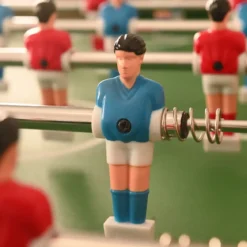 Biliardino Calciobalilla Pieghevole Salvaspazio Acero Campo in Laminato