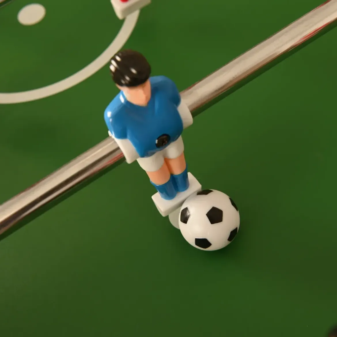 Biliardino Calciobalilla Pieghevole Salvaspazio Acero Campo in Laminato