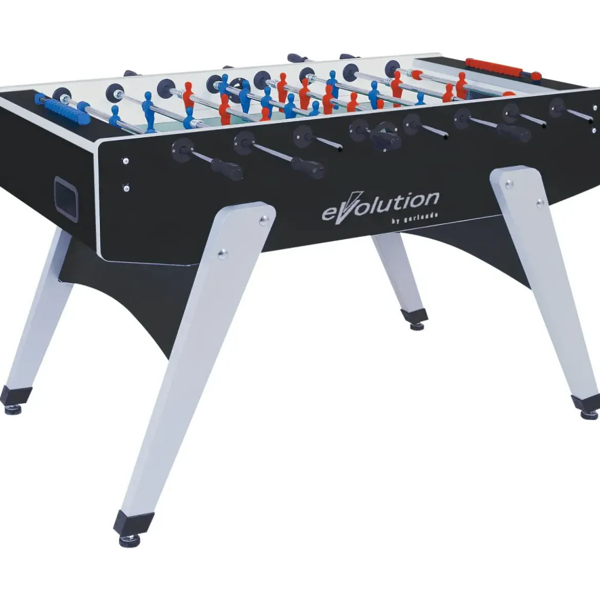 Biliardino Gioco Calciobalilla in MDF Nero da Interno con Palline